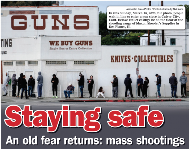Staying safe — An old fear returns: mass shootings